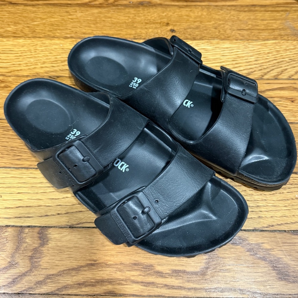 Birkenstock Black Arizona EVA Sandals